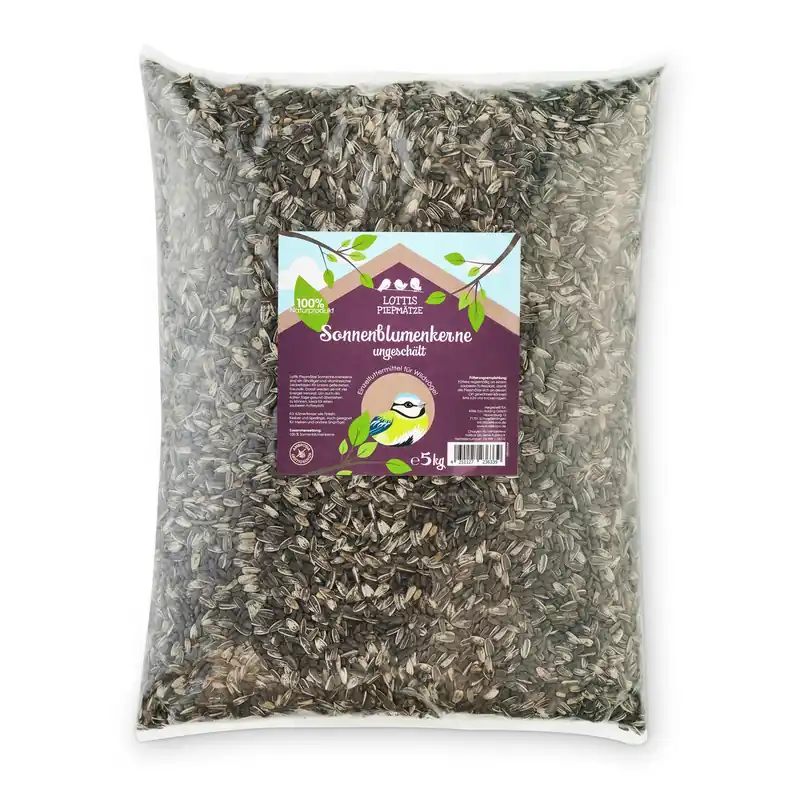 Zertifiziert LOTTIS PIEPMÄTZE Sonnenblumenkerne ungeschält 5 kg